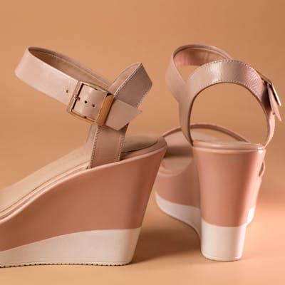 Matched piece: wedge sandals